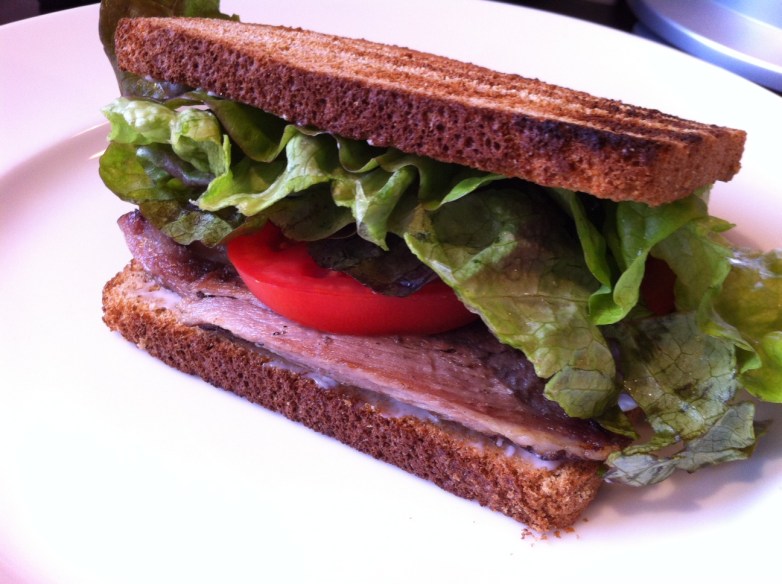 Alz BLT: Brisket, Lettuce and Tomato