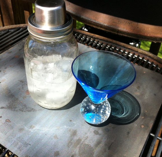 mason jar, baking steel