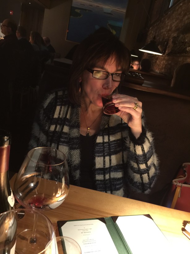 My wife enjoyed a sip of my Pappy's as well.