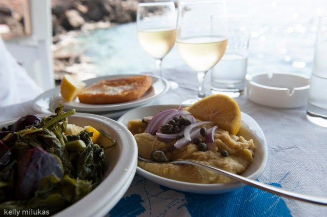 The fava at Dimitris Amoudi Taverna