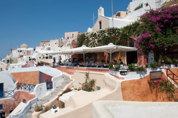 Cliffside view of Kastro