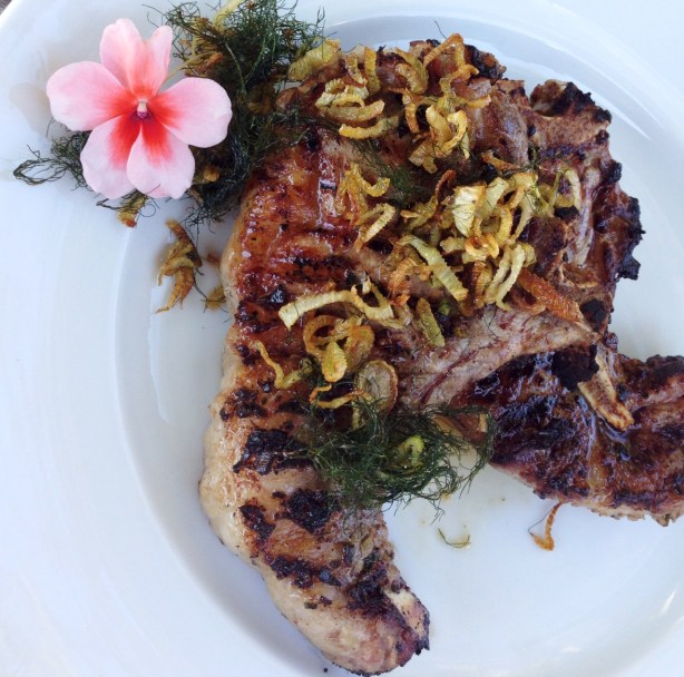pork chop fennel