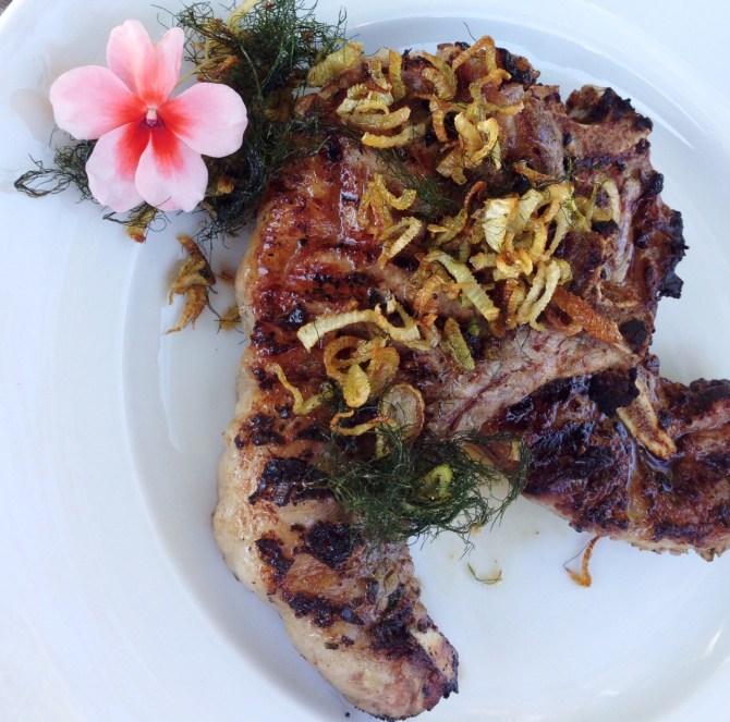 pork chop fennel
