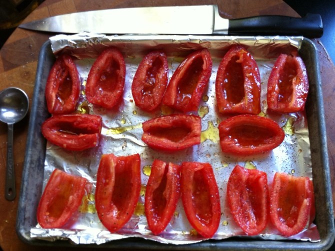 Tomatoes before