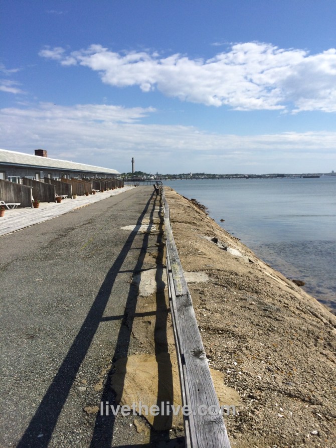 The view of town outside our room