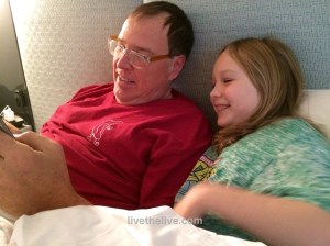 Ordering room service!