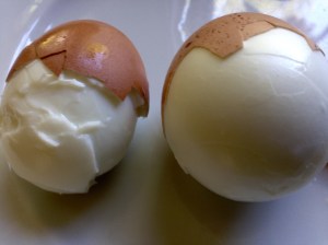 New egg (left.) Older egg (right.)